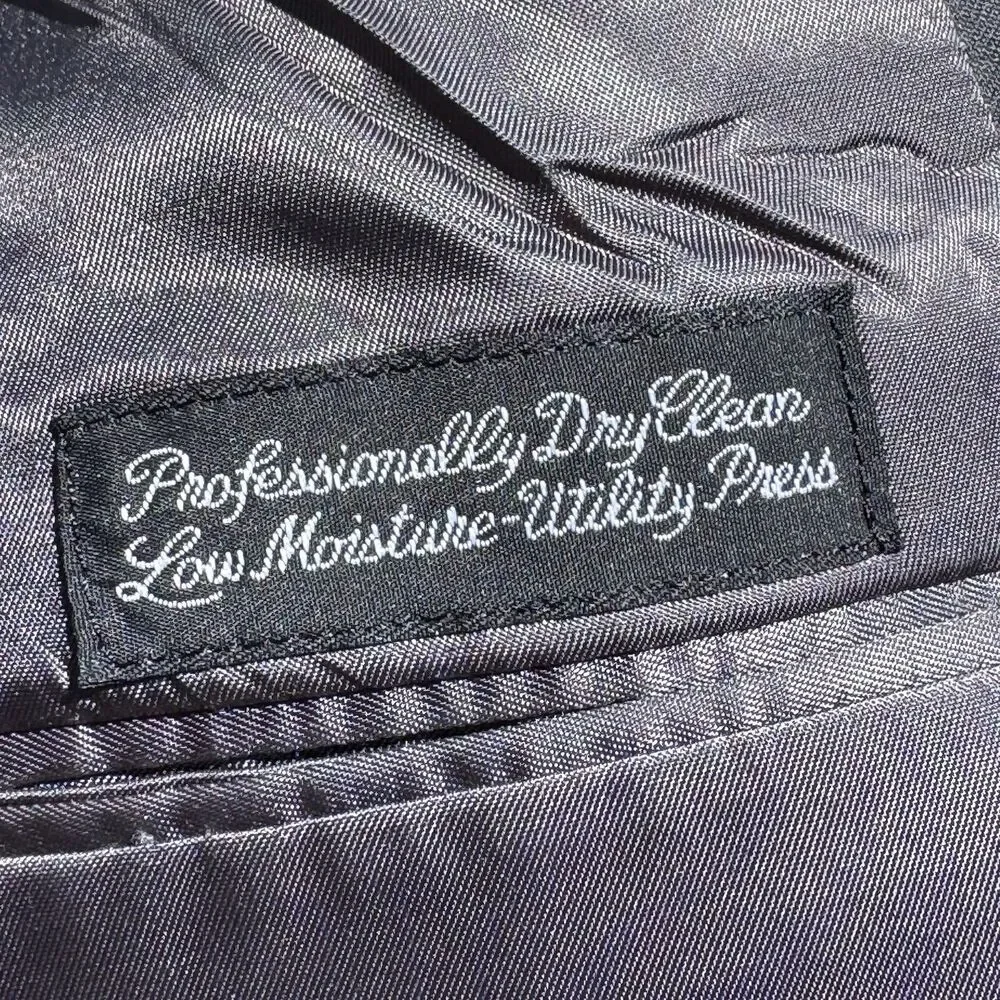 Christian Dior Monsieur Mens Grey Pinstripe Wool Blazer Sport Coat 41r USA VTG